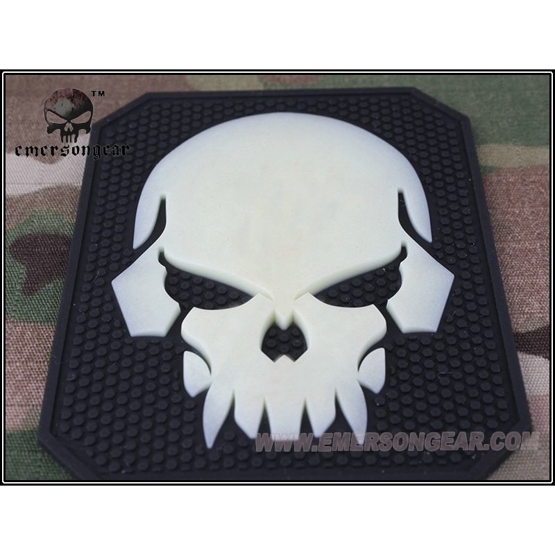 EMERSON PATCH IN PVC SKULL EM5550C