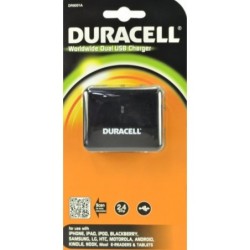 DURACELL WORLDWIDE USB CHARGER DOPPIO CARICATORE UNIVERSALE DI RETE D