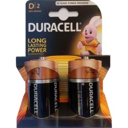 DURACELL PLUS PILA D 15V CONFEZIONE DA 2PZ LR20/MN1300