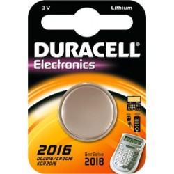 DURACELL BATTERIA AL LITIO 2016 3V 22MM x 3MM DL2016/CR2016/KCR2016