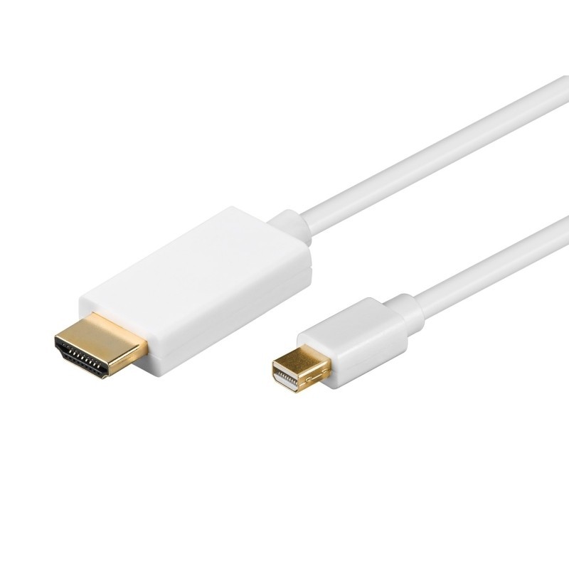 EWENT CAVO ADATTATORE MINI DISPLAYPORT A HDMI M/M 1MT BIANCO CC-14030