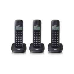 BRONDI TELEFONO CORDLESS DA CASA GALA TRIO BLACK