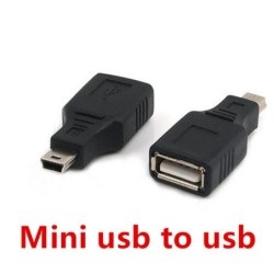 EWENT ADATTATORE USB A FEMMINA - MINI USB A 5 POLI