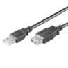 EWENT CAVO PROLUNGA USB 20 A/A M/F 10 MT NERO EW-UAA-010-P EC1011