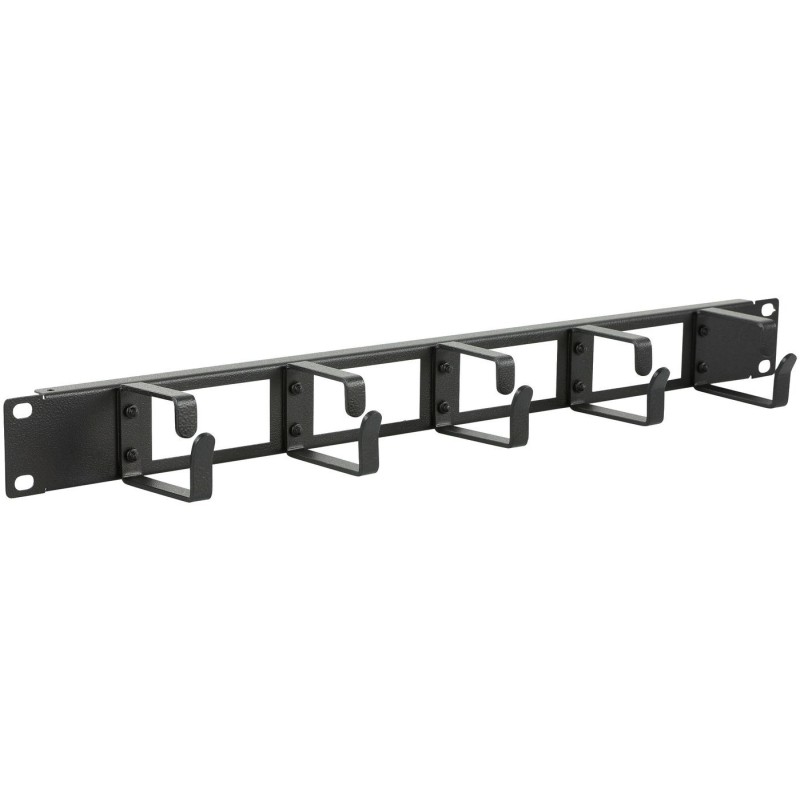 1U 19" CABLE ORGANIZER PANEL