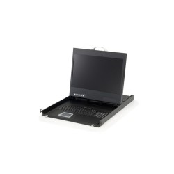 LevelOne KVM-8901DE console a rack 483 cm 19" 1440 x 900 Pixel Nero