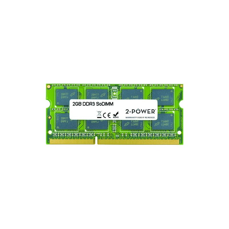 2-Power 2P-621566-001 memoria 2 GB 1 x 2 GB DDR3 1333 MHz