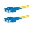 Lanview LVO231380 cavo a fibre ottiche 10 m 2x SC OS2 Giallo SC-SC s