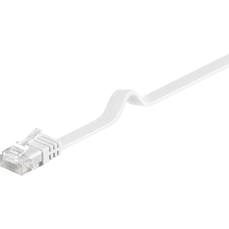 U/UTP CAT6 1M White Flat