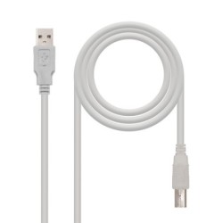 Nanocable 10010105 cavo USB 45 m USB 20 USB A USB B Beige