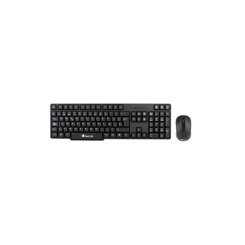 NGS EUPHORIA KIT tastiera Mouse incluso RF Wireless QWERTY Inglese Ne