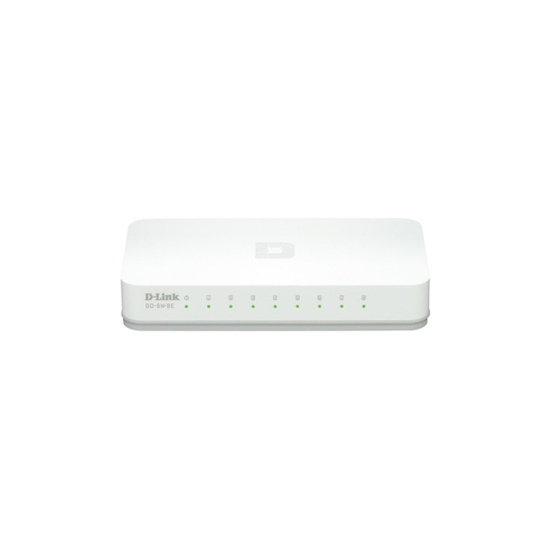 D-Link GO-SW-8E switch di rete Non gestito Fast Ethernet 10/100 Bia