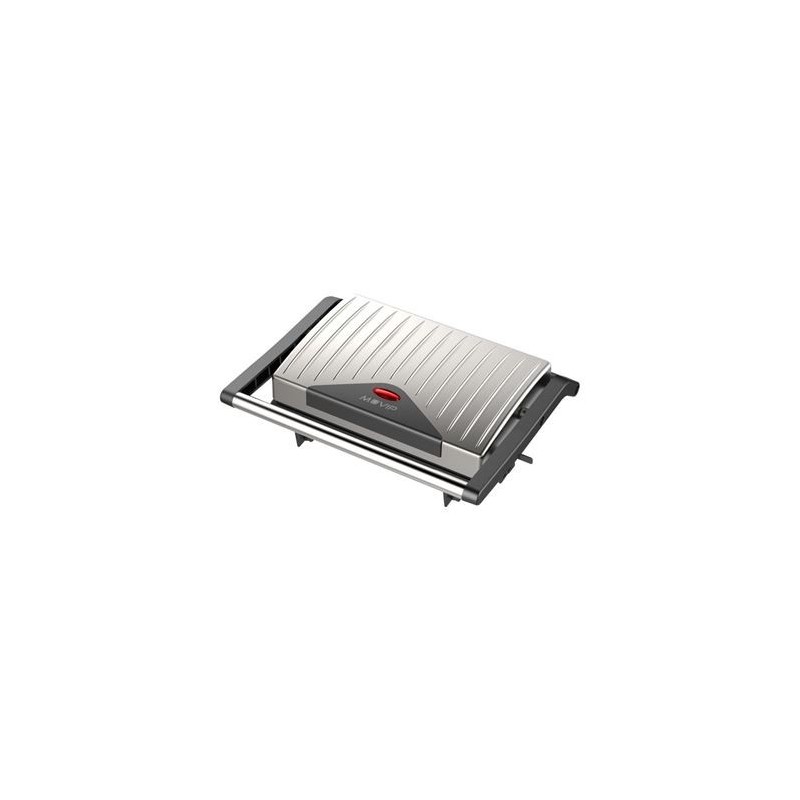 Muvip Sandwichera Grill inox 750W - Piatto di tiro corto - Pressione