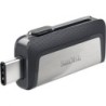 Ultra Dual Sandisk USB -C e USB -A 256GB - Reading fino a 150 MB/S -