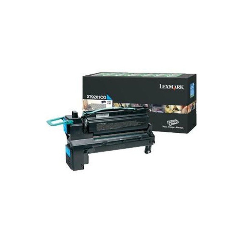 Lexmark X792X1CG cartuccia toner 1 pz Originale Ciano