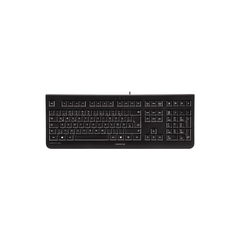 CHERRY KC 1000 tastiera USB QWERTY Nordic Nero