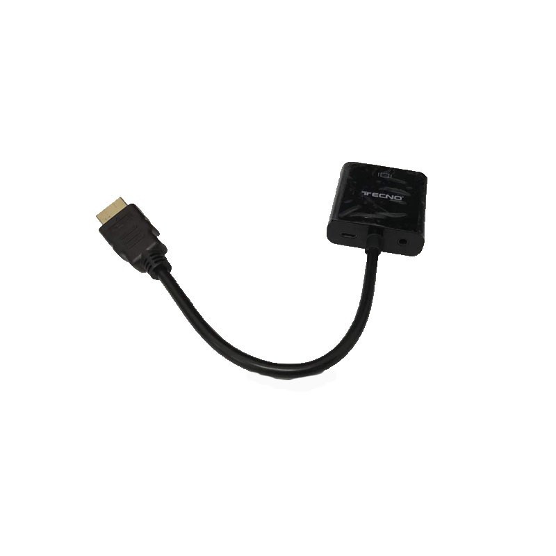 TECNO ADATTATORE CONVERTITORE HDMI TO VGA + AUDIO TC-ADAPT800