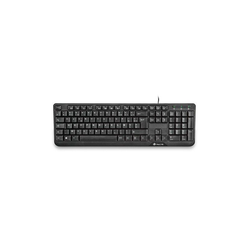 NGS FunkyV3 AZERTY FR tastiera USB Francese Nero