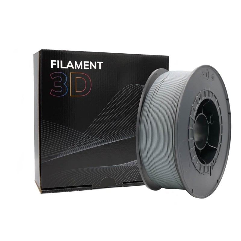 Filamente 3D Plameter 175 mm - bobina da 1 kg - colore grigio