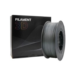 Filamente 3D Plameter 175 mm - bobina da 1 kg - colore d'argento