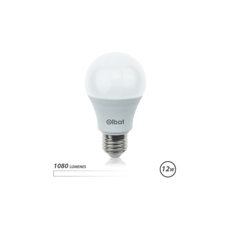 Bulbo LED Elbat A60 - 12W - 1080LM - E27 - Luce bianca