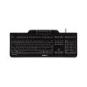 CHERRY KC 1000 SC tastiera USB QWERTZ Svizzere Nero