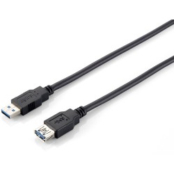 Equip 128398 cavo USB 2 m USB 3.2 Gen 1 (3.1 Gen 1) USB A Nero