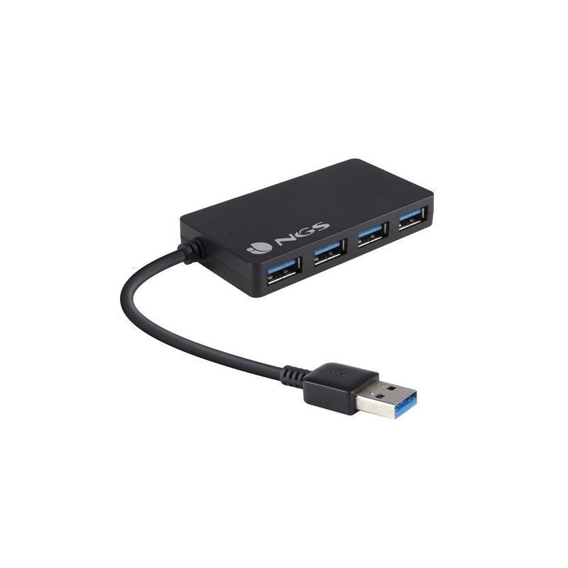 NGS iHub 3.0 USB 3.2 Gen 1 (3.1 Gen 1) Type-A 5000 Mbit/s Nero