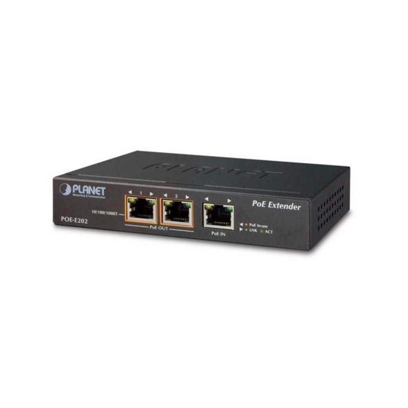 1-Port 802.3at PoE+ to 2-Port