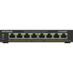 NETGEAR 8-Port Gigabit Ethernet PoE+ Plus Switch (GS308EP) Gestito L2