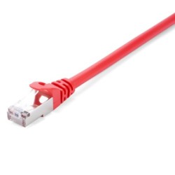 V7 Cavo Cat6 schermato STP rosso da RJ45 maschio a RJ45 maschio 10m