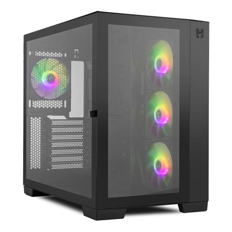 NOX HUMMER ASTRA CAJA CAJA Semitorerre ATX, Micro ATX - vetro tempera