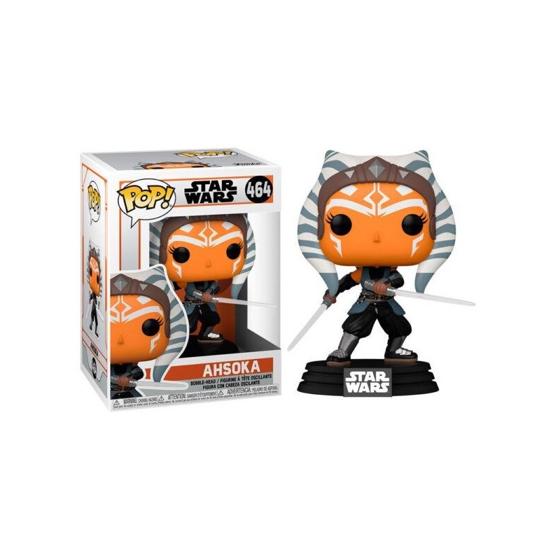 Funko Pop Star Wars The Mandalorian Ahsoka with Sabres - Figura in vi