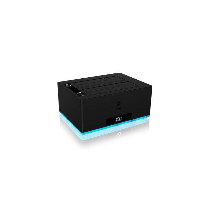 ICY BOX IB-127CL-U3 USB 3.2 Gen 1 (3.1 Gen 1) Type-B Nero