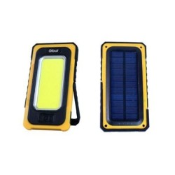 Elbat Linterna LED Solar Recargable - Gancho e Iman - Cob 10W 800LM -