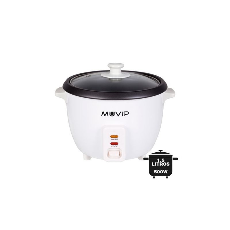 Muvip Arrocera - Capacidad 1.5 Litros - Potencia 500W - Sistema de Co