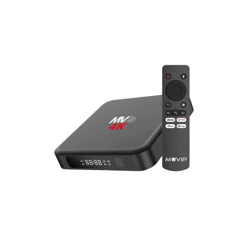 Muvip Mini PC Smart TV MV20 4K 5G - Android 12 - Quad Core - 4GB RAM 