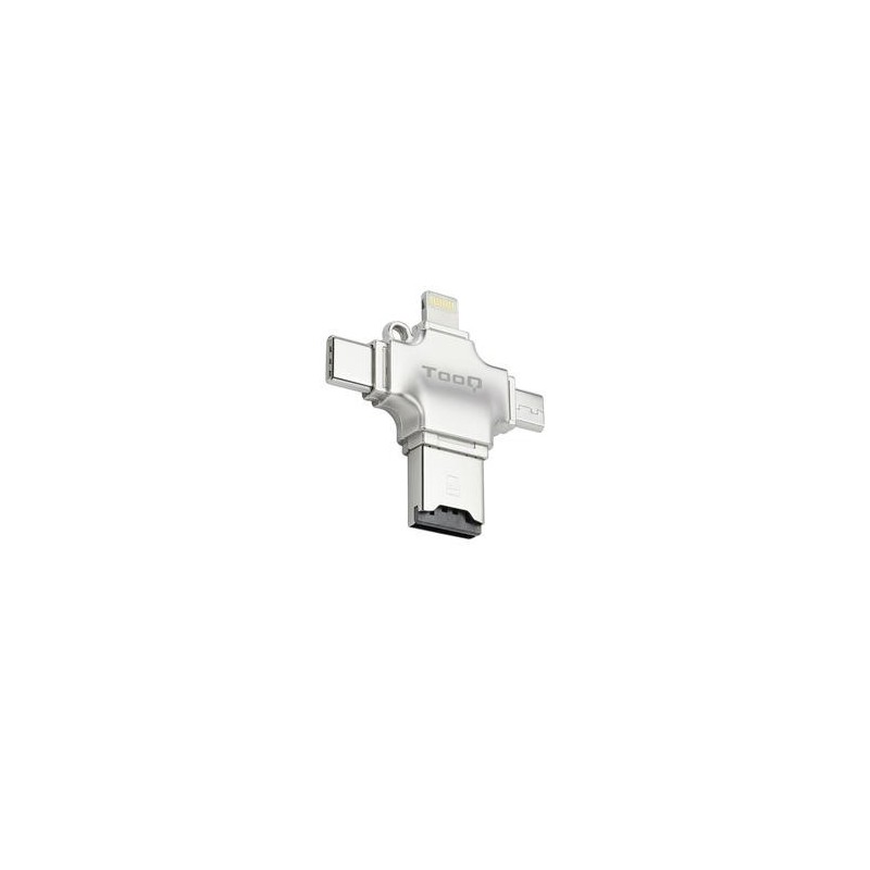 TooQ TQR-4001 lettore di schede USB Type-A/USB Type-C/Micro-USB/Light