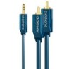 Cavo adattatore MP3 Clicktronic da 3,5 mm a 2xRCA. 2,0 m