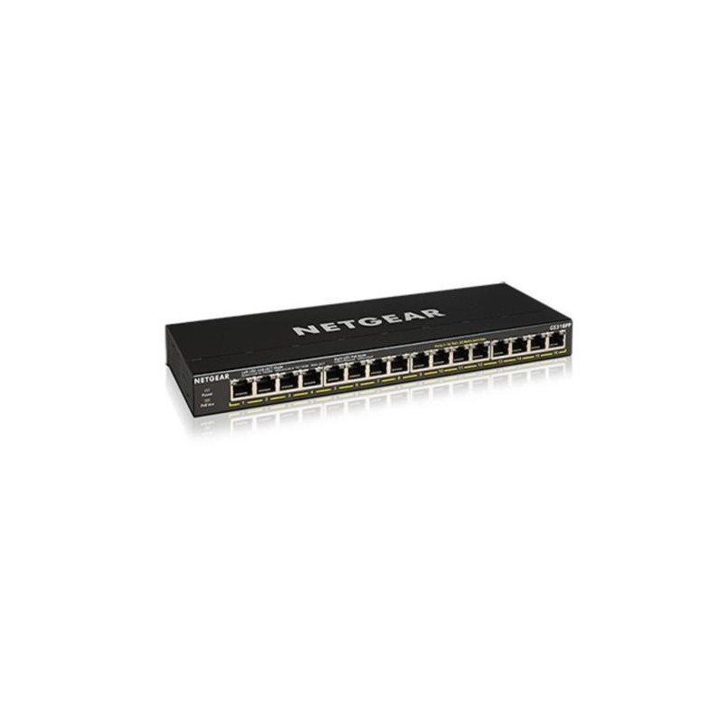 NETGEAR GS316PP Non gestito Gigabit Ethernet (10/100/1000) Supporto P