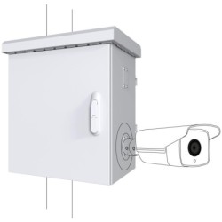 Lanview RCCTV004 rack 0U Bianco (Maxi Classic Pole Mounted - CCTV Cab