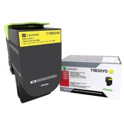 Lexmark 71B0040 cartuccia toner 1 pz Originale Giallo