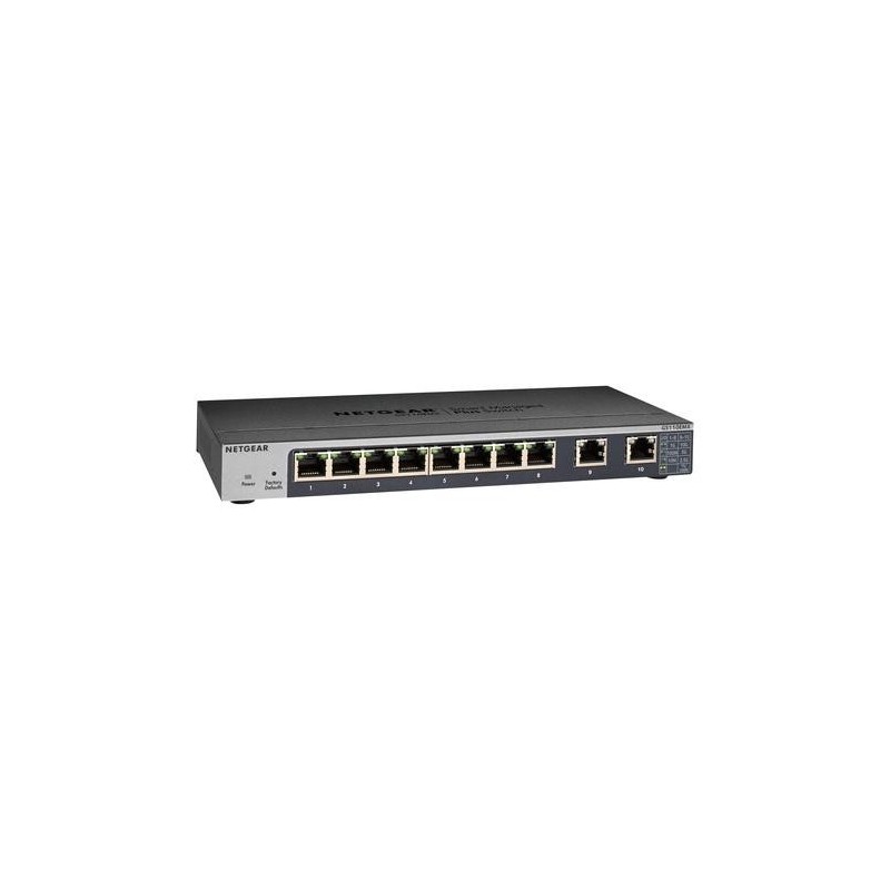 NETGEAR GS110EMX Gestito L2 10G Ethernet (100/1000/10000) Nero