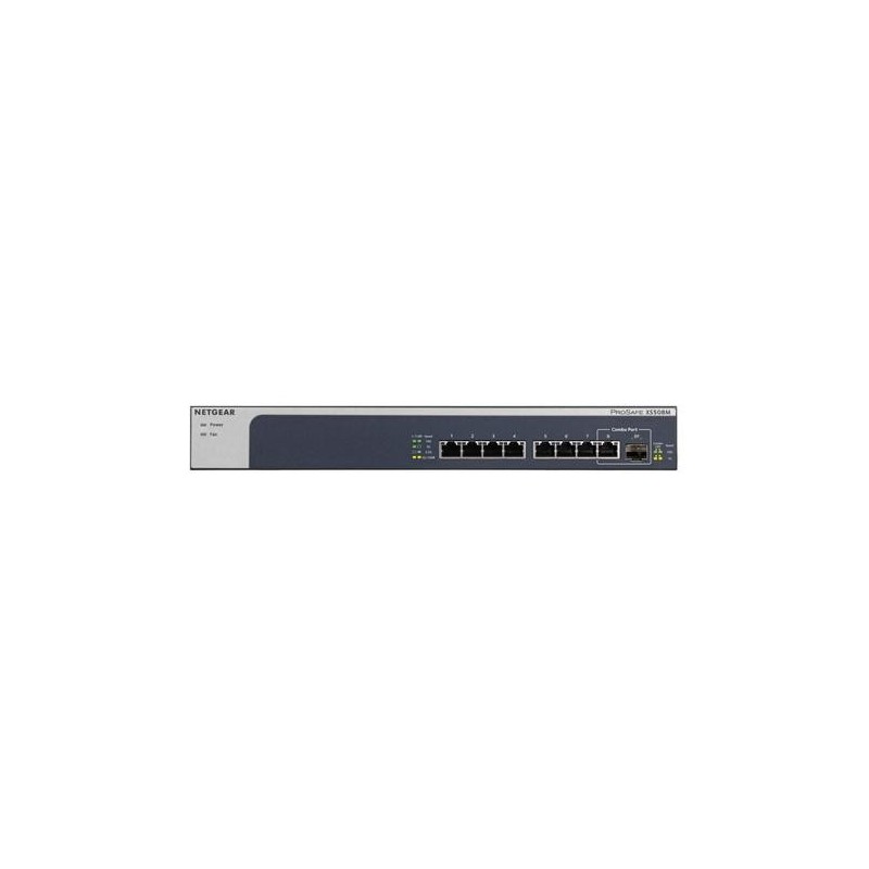 NETGEAR XS508M Non gestito 10G Ethernet (100/1000/10000) Grigio, Arge