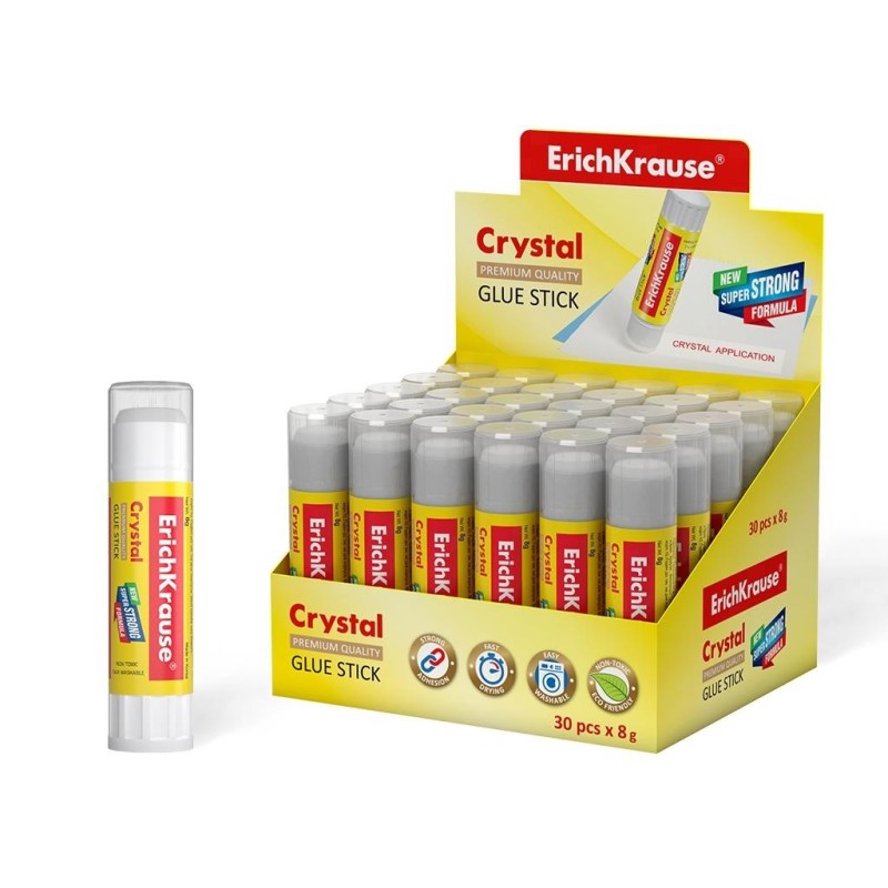 Erichkrause Crystal - Colla stick super resistente e trasparente - Ba