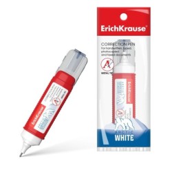 Penna per correzione Arctic White Erichkrause - Punta in plastica per