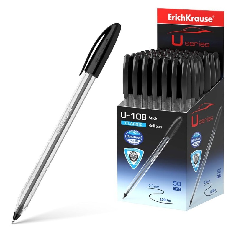 Penna a sfera Classic Stick Erichkrause U-108 - Tecnologia Ultra Glid