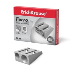 Erichkrause Ferro Plus - Temperamatite doppio in alluminio - Impugnat