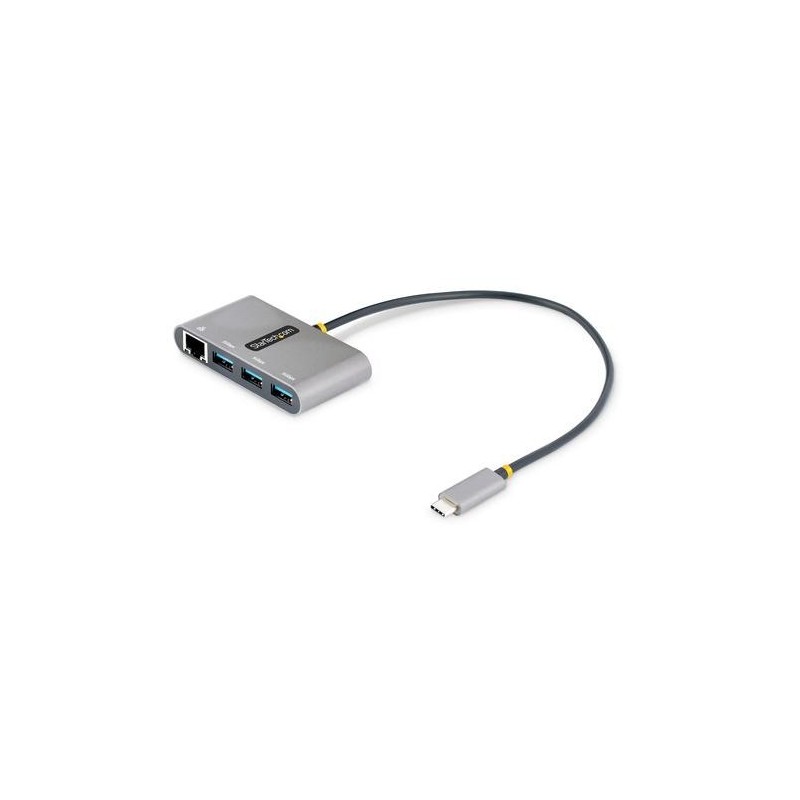 StarTech.com Hub USB-C con Ethernet a 3 porte - Adattatore USB Type-C