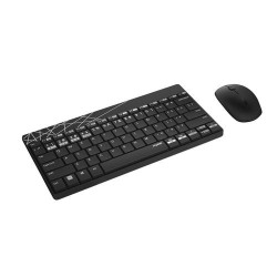 Rapoo 8000M tastiera Mouse incluso Bluetooth QWERTZ Tedesco Nero